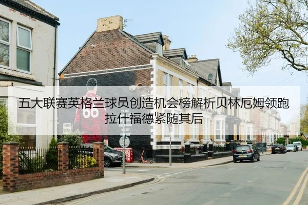 五大联赛英格兰球员创造机会榜解析贝林厄姆领跑拉什福德紧随其后